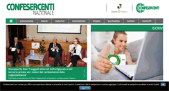 Desktop Screenshot of confesercenti.it